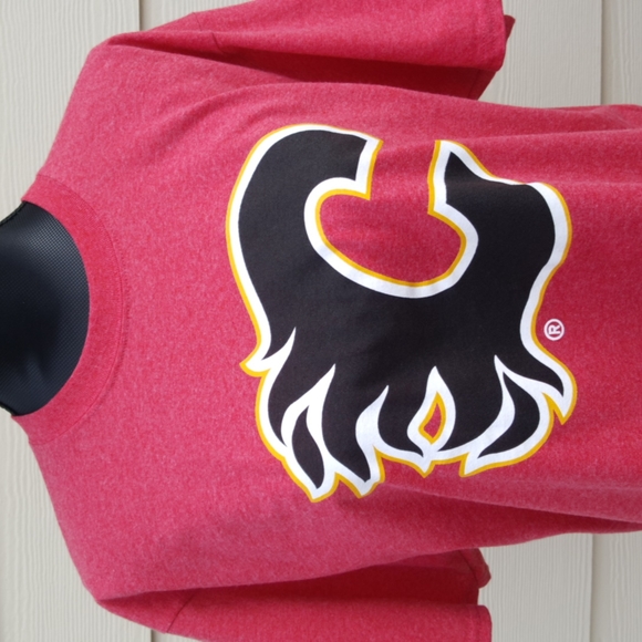 3/$30💥 Calgary Flames Large Logo Unisex Bud T-shirt (L) - Picture 2 of 7